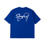 Script Painter T-Shirt (Cobalt Blue)