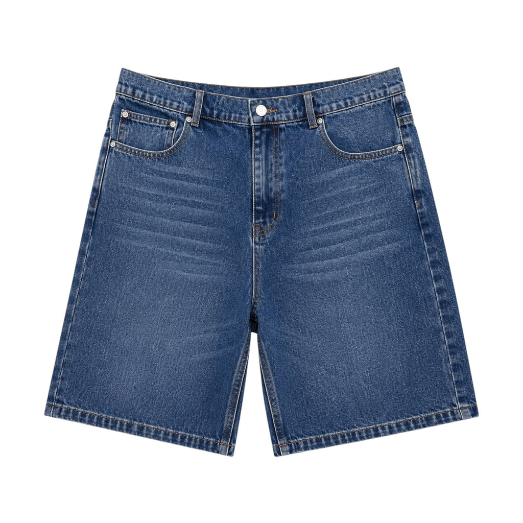 Chainstitch Denim Short (Mid Blue)