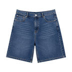 Chainstitch Denim Short (Mid Blue)
