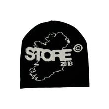 Load image into Gallery viewer, Éire Reversible Skull Beanie (Black)
