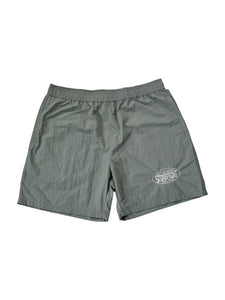 Nylon Crinkle shorts (Grey)