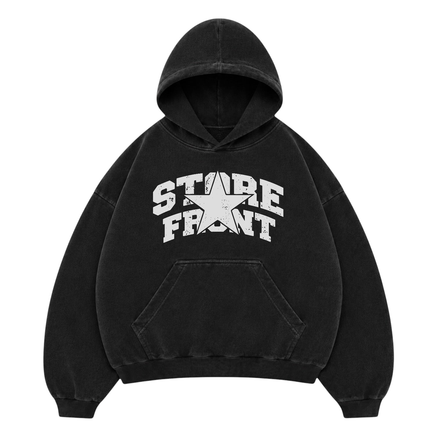 Store Star Hoodie (Washed Black)