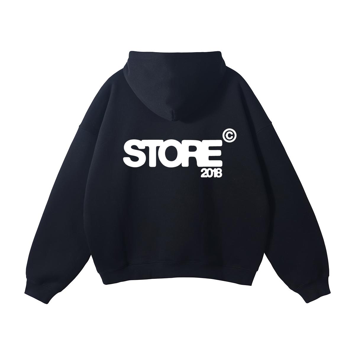 'Team' hoodie (Black)