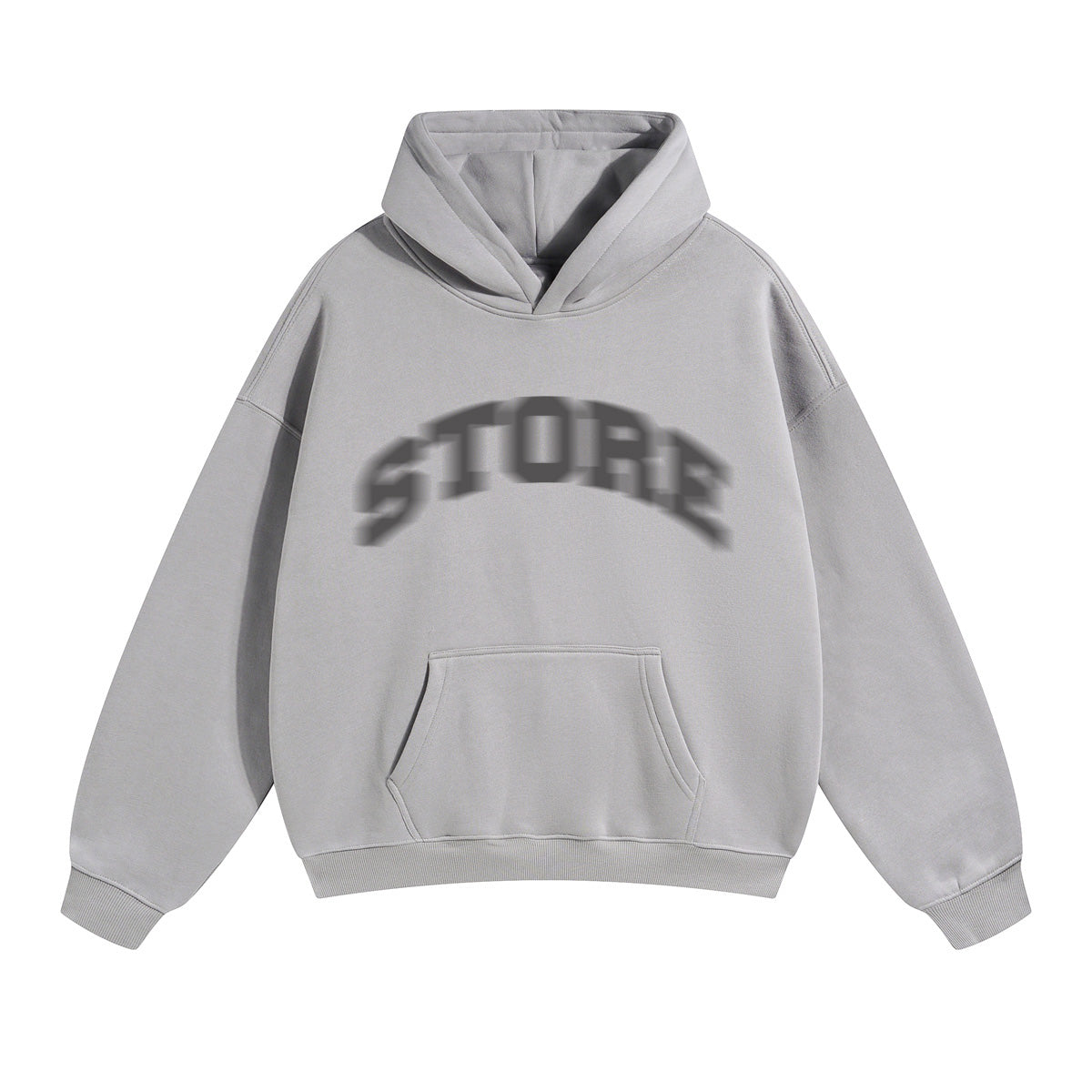 Distorted Store Hoodie (Smoke Grey)