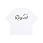 Vintage Script T-Shirt (Washed White)