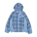 Reversible Sherpa Jacket (Blue Plaid)