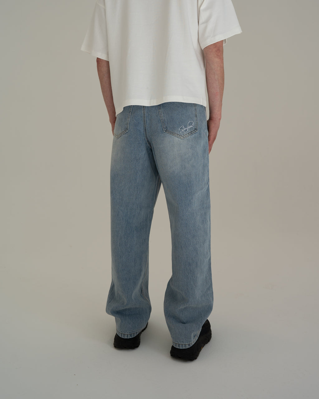 Script Jeans (Light Blue Wash)