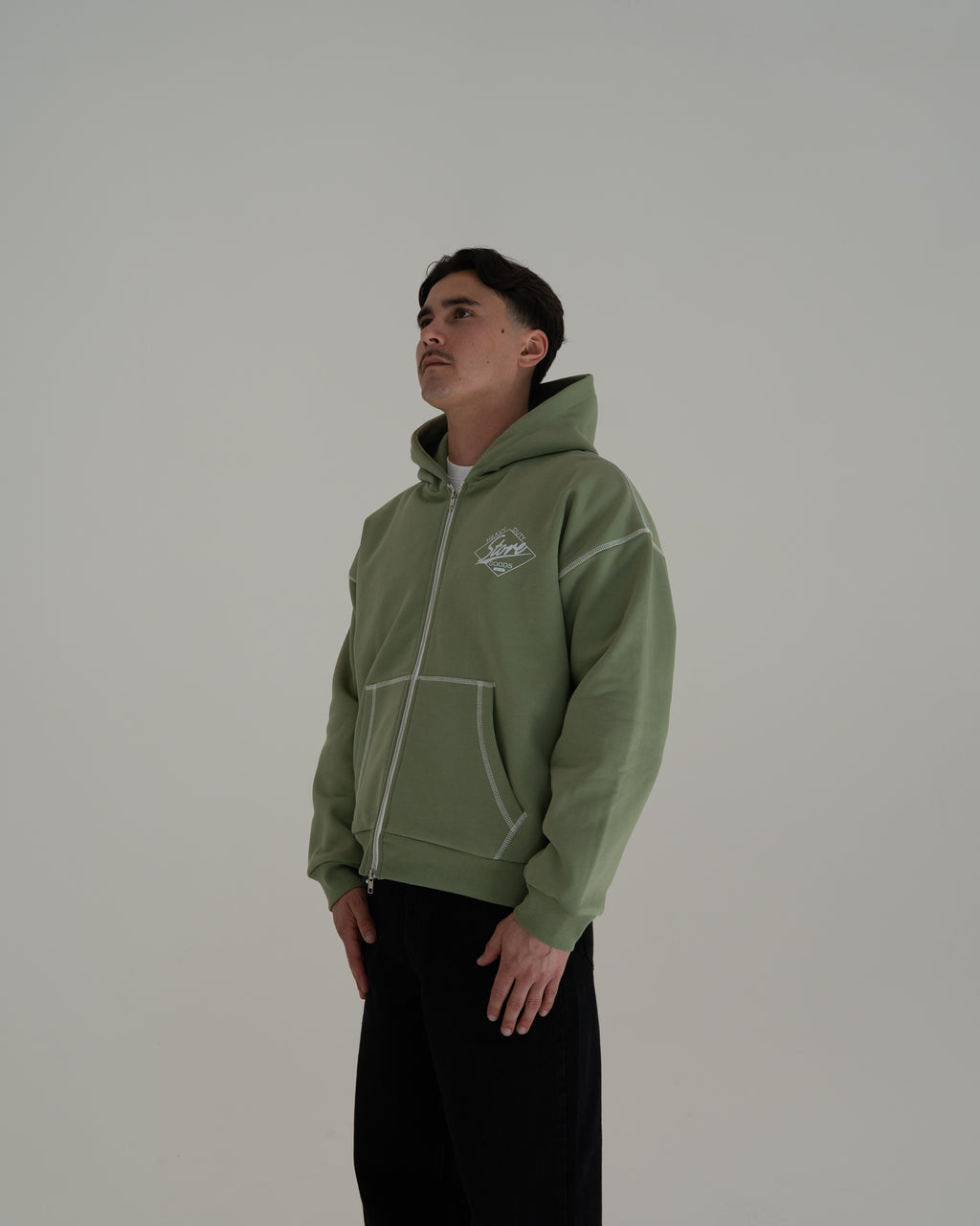 Heavy Duty Goods Zip Up (Pistachio)