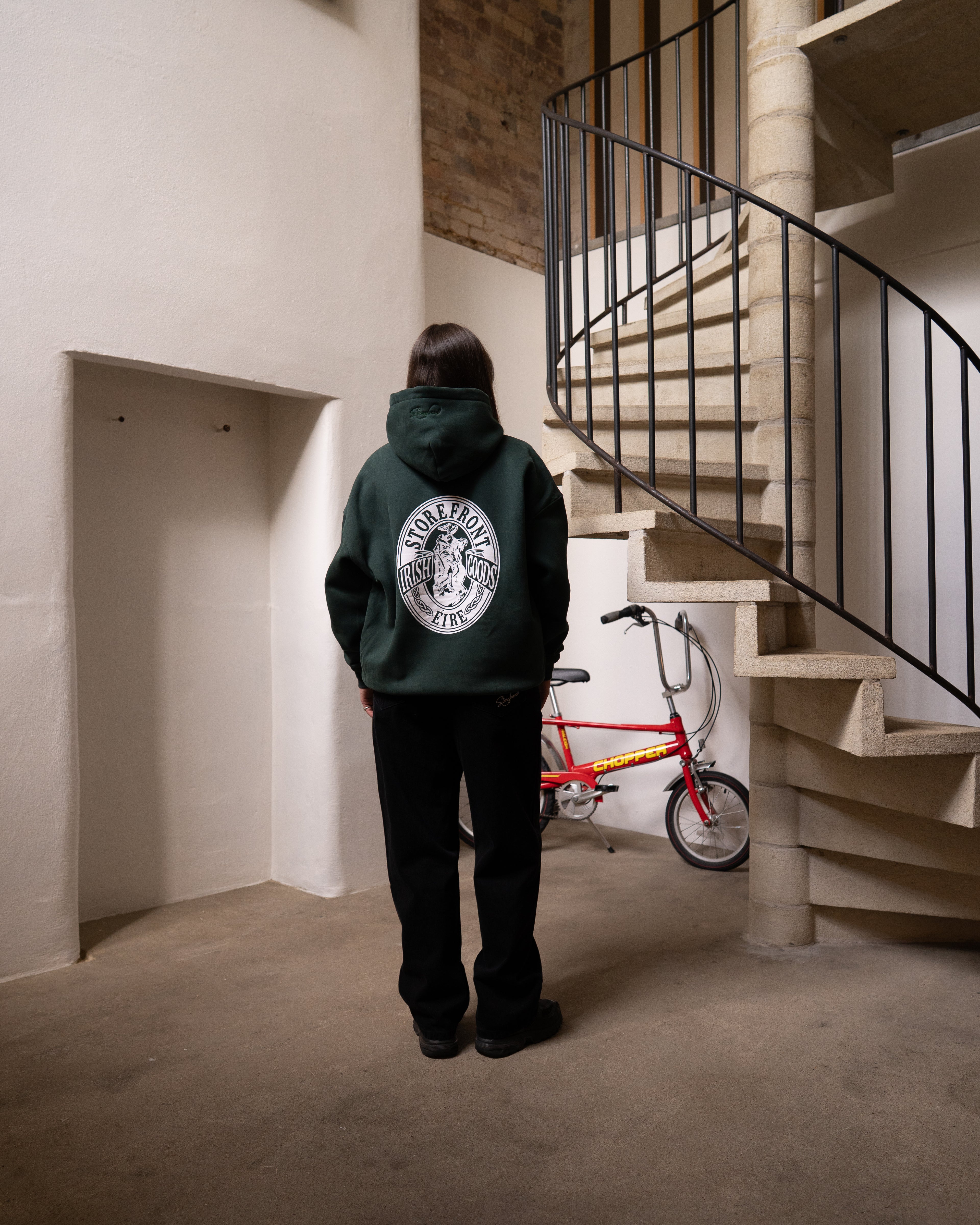 Irish Goods Hoodie (Forrest Green)