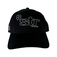 Load image into Gallery viewer, ATHL “Clover” Nylon Cap (Black)
