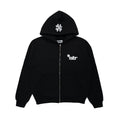 STR Clover Heavyweight Zip Up Hoodie (Black)