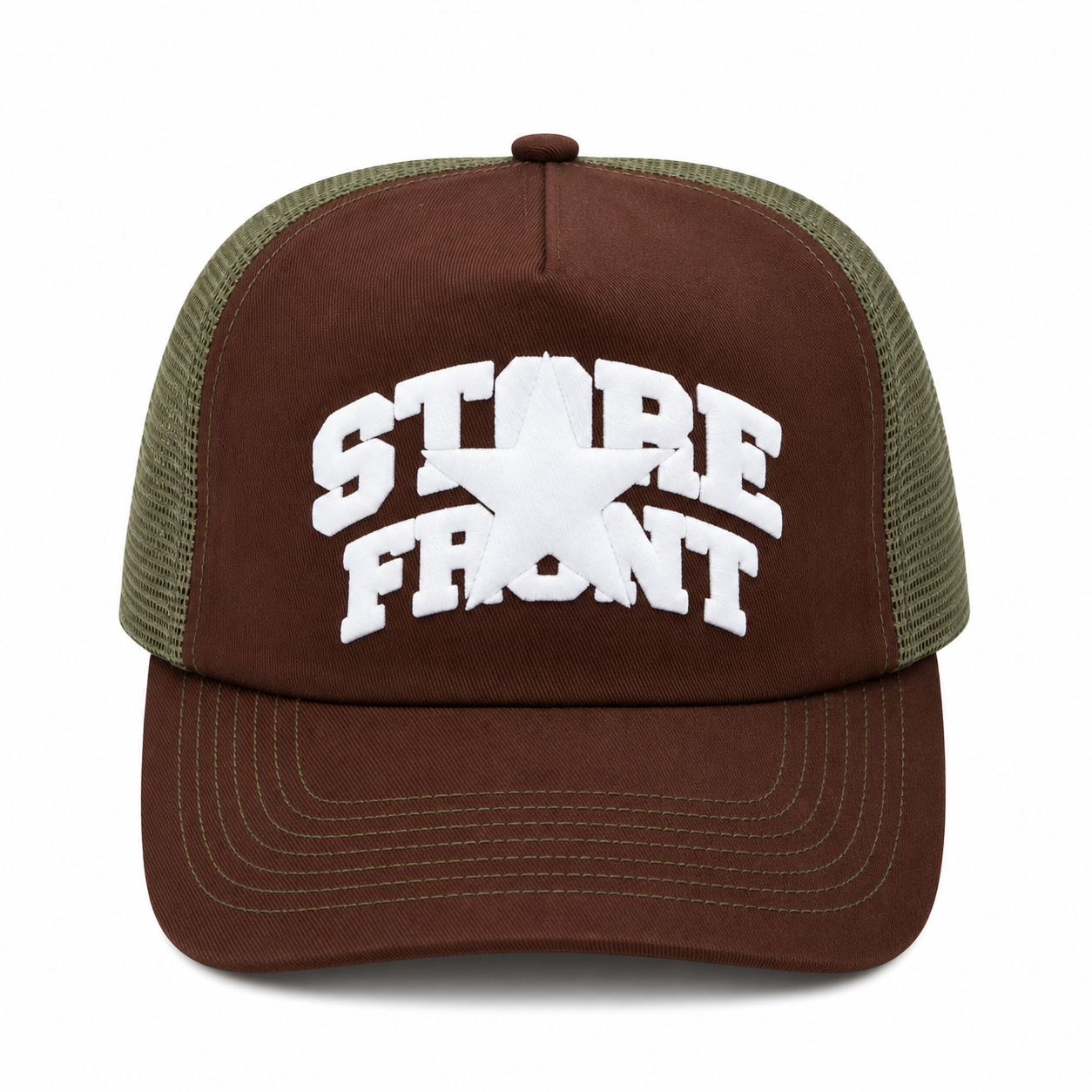 Store Star Trucker Cap (Brown/Green)