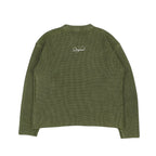 Script Fisherman Knit (Sage Green)