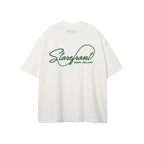 Script Logo T-shirt (White/Green)