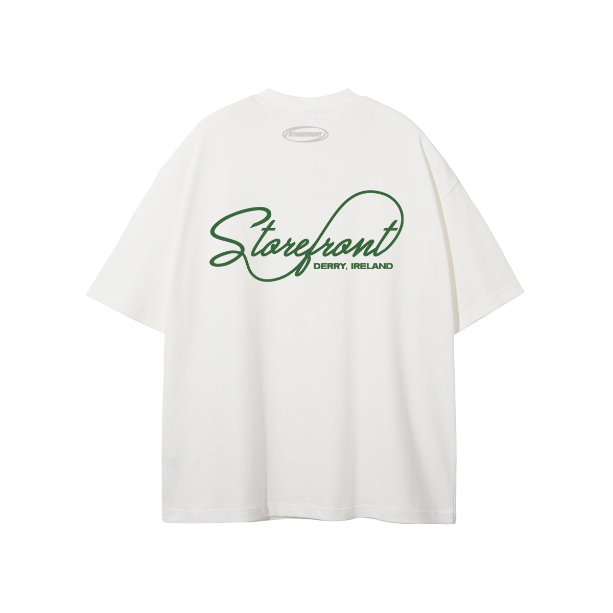Script Logo T-shirt (White/Green)