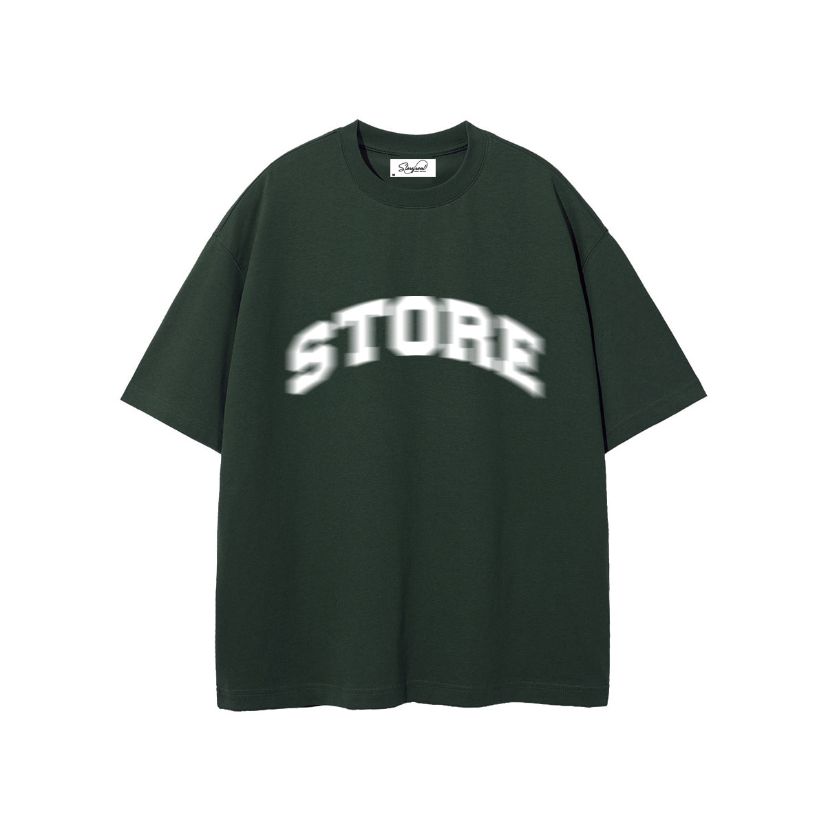 Distorted Store T-Shirt (Forrest Green)