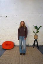 Solid Mohair Knit (Brown)