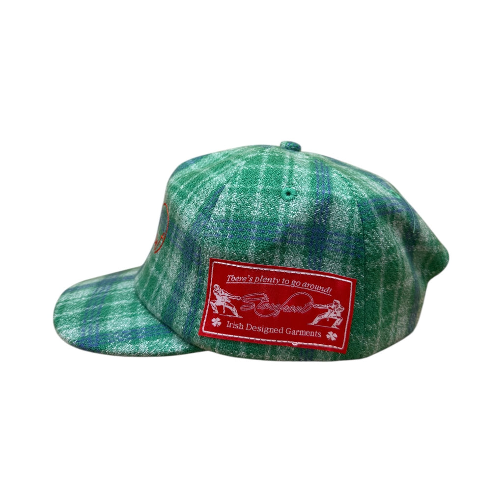 Plaid Script Cap (Green)