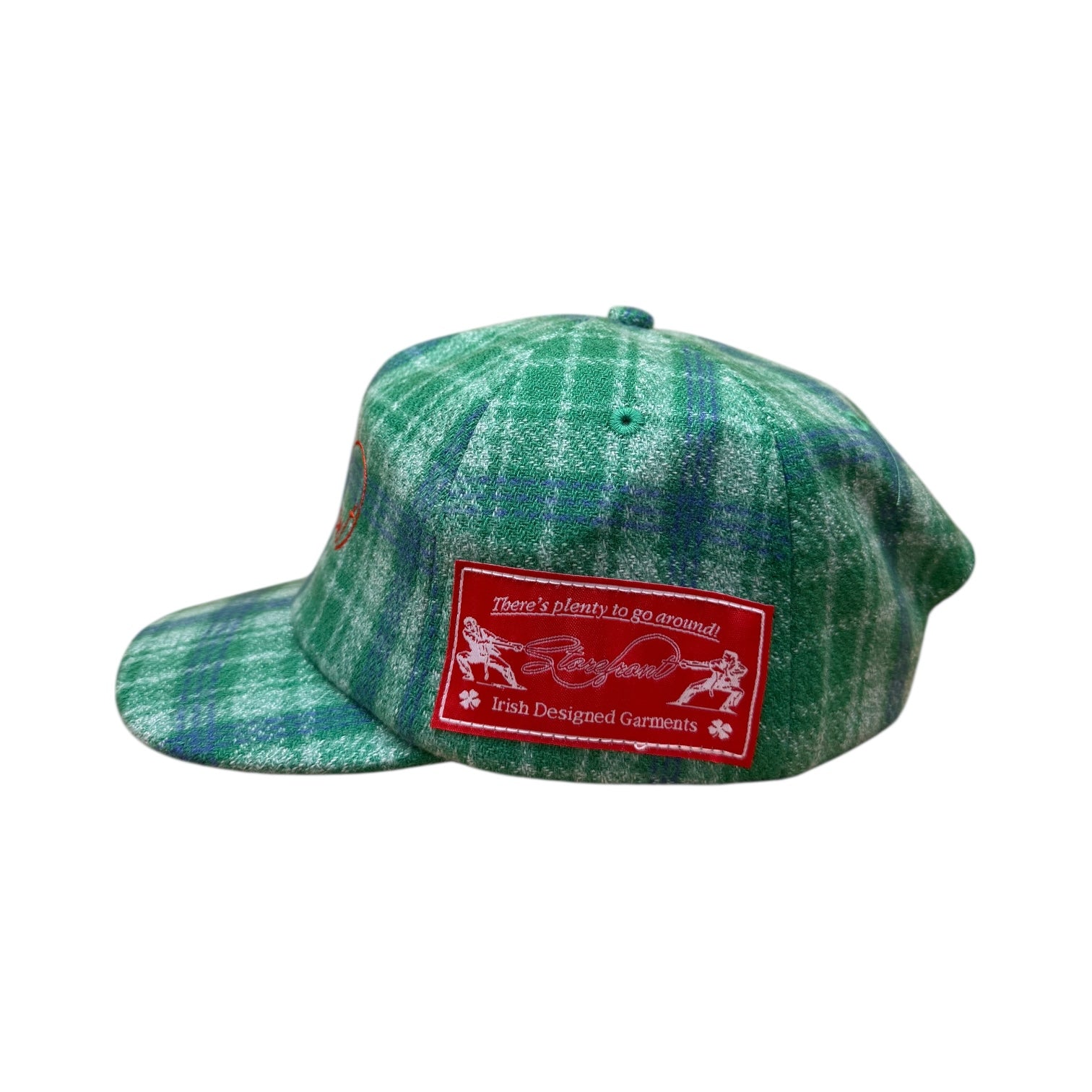 Plaid Script Cap (Green)