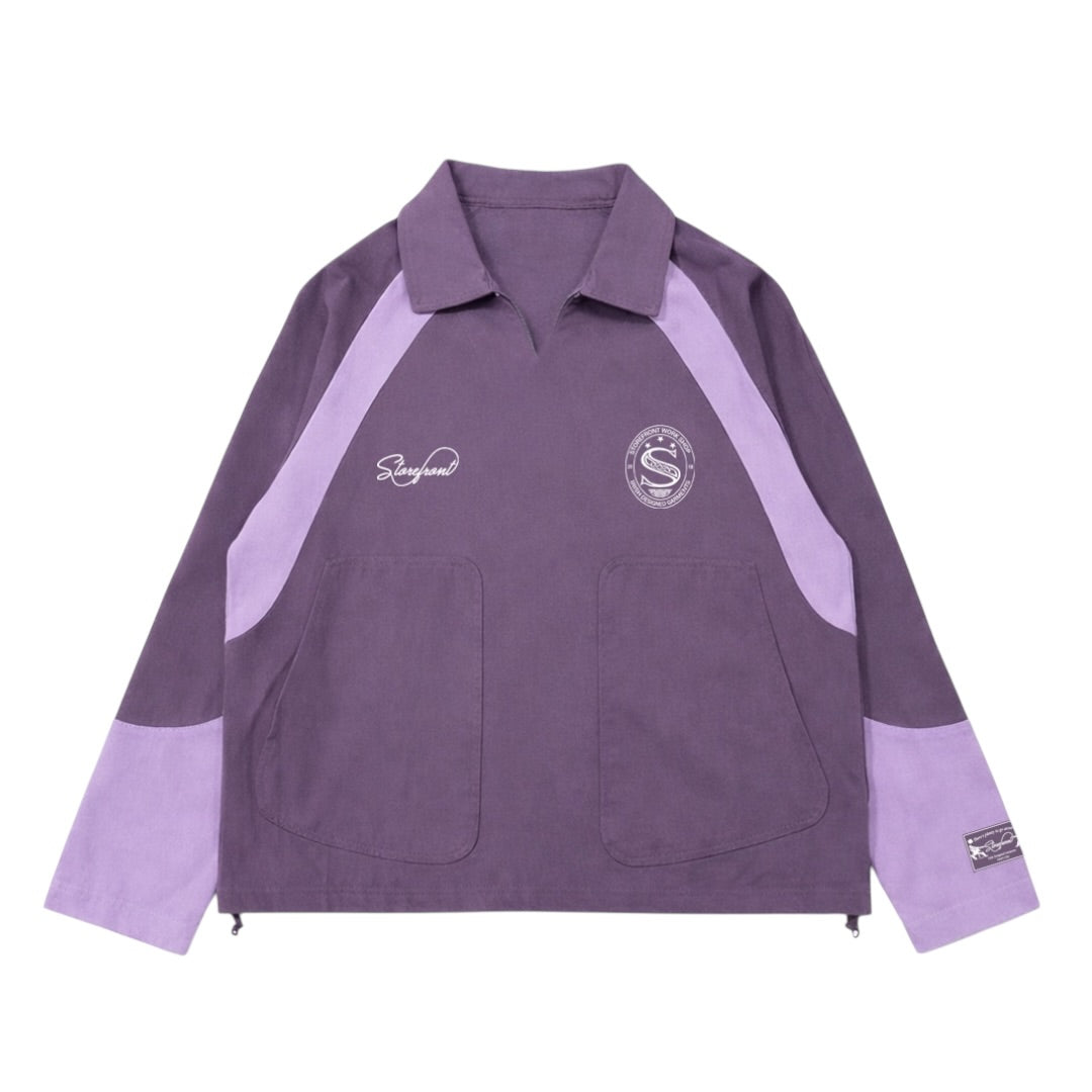 Canvas Drill Top (Lavender)