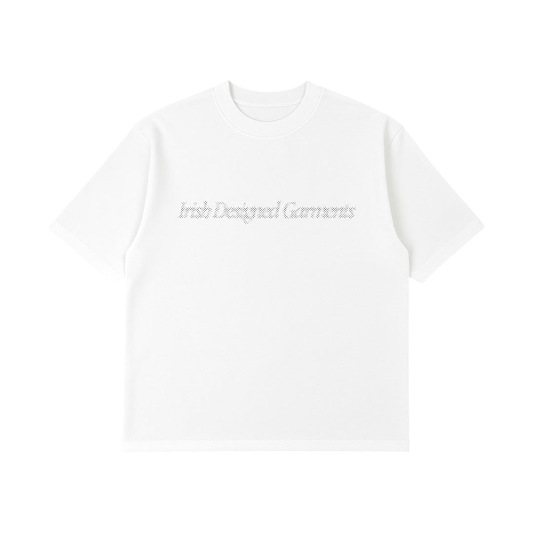 Three Leaf Halftone T-Shirt (White)