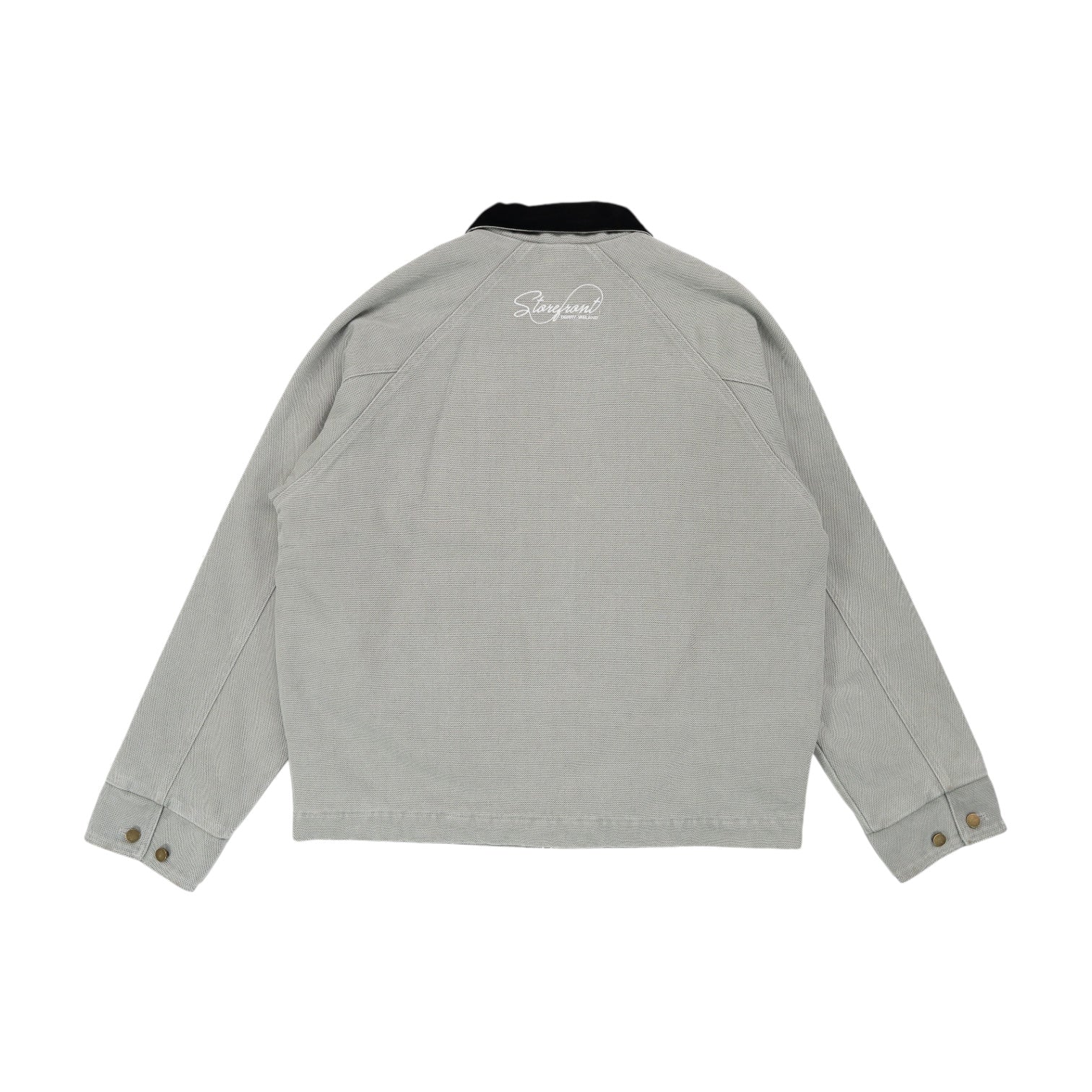 Duck Canvas Work Jacket (Stone Grey)
