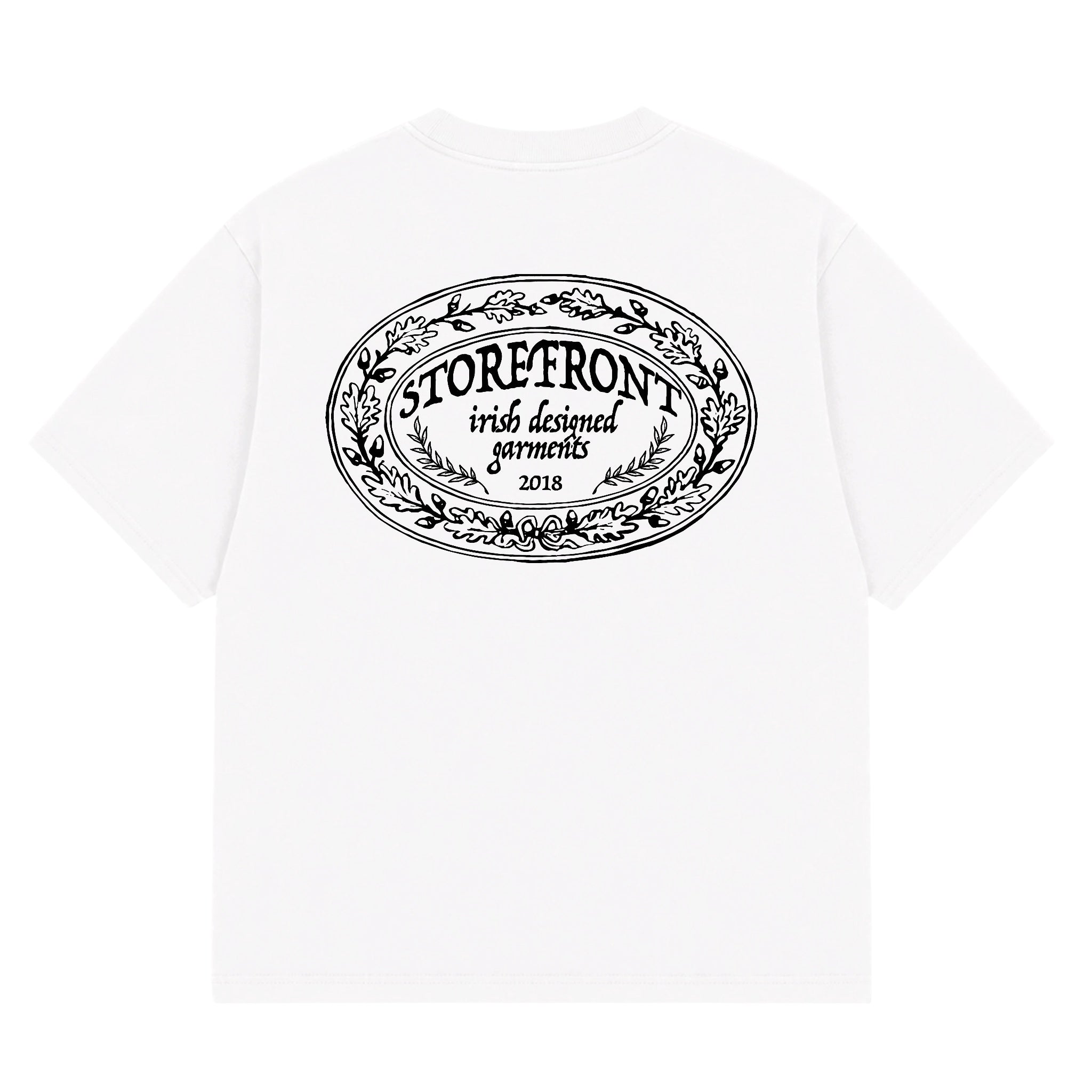 Crest Oak T-Shirt (Washed White)