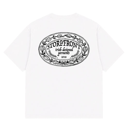 Crest Oak T-Shirt (Washed White)