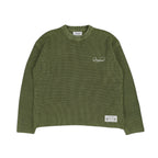 Script Fisherman Knit (Sage Green)