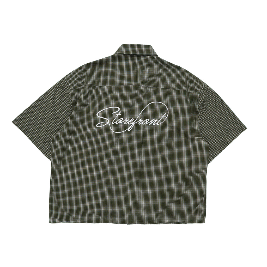 Grid Plaid Shirt (Green)