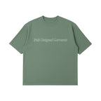 Three Leaf Halftone T-Shirt (Sage Green)