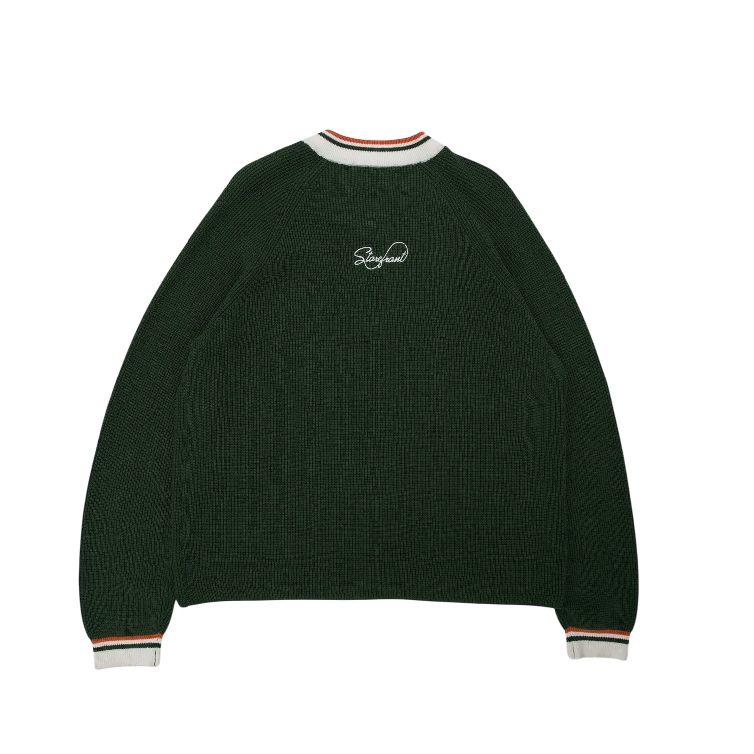 Waffle Jersey Knit (Forrest Green)