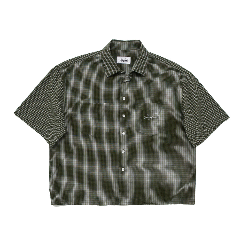 Grid Plaid Shirt (Green)