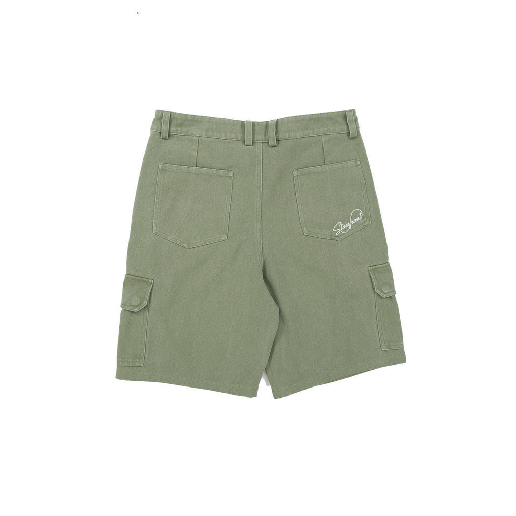 Script Cargo Shorts (Green)