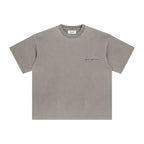 Faded Chrome Script T-Shirt (Grey)