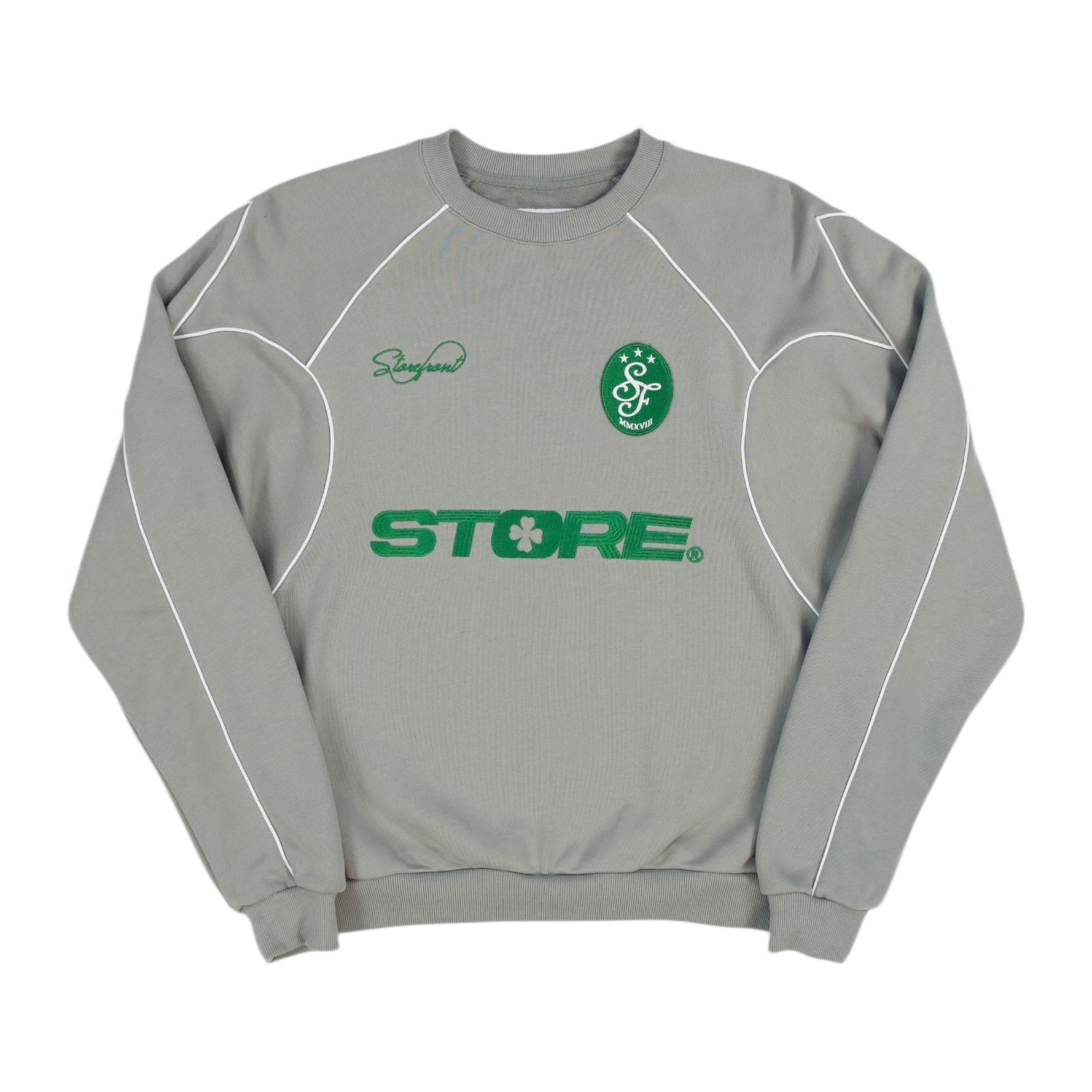Store Piped Crew (Grey)