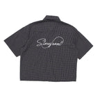 Grid Plaid Shirt (Navy)