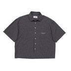 Grid Plaid Shirt (Navy)