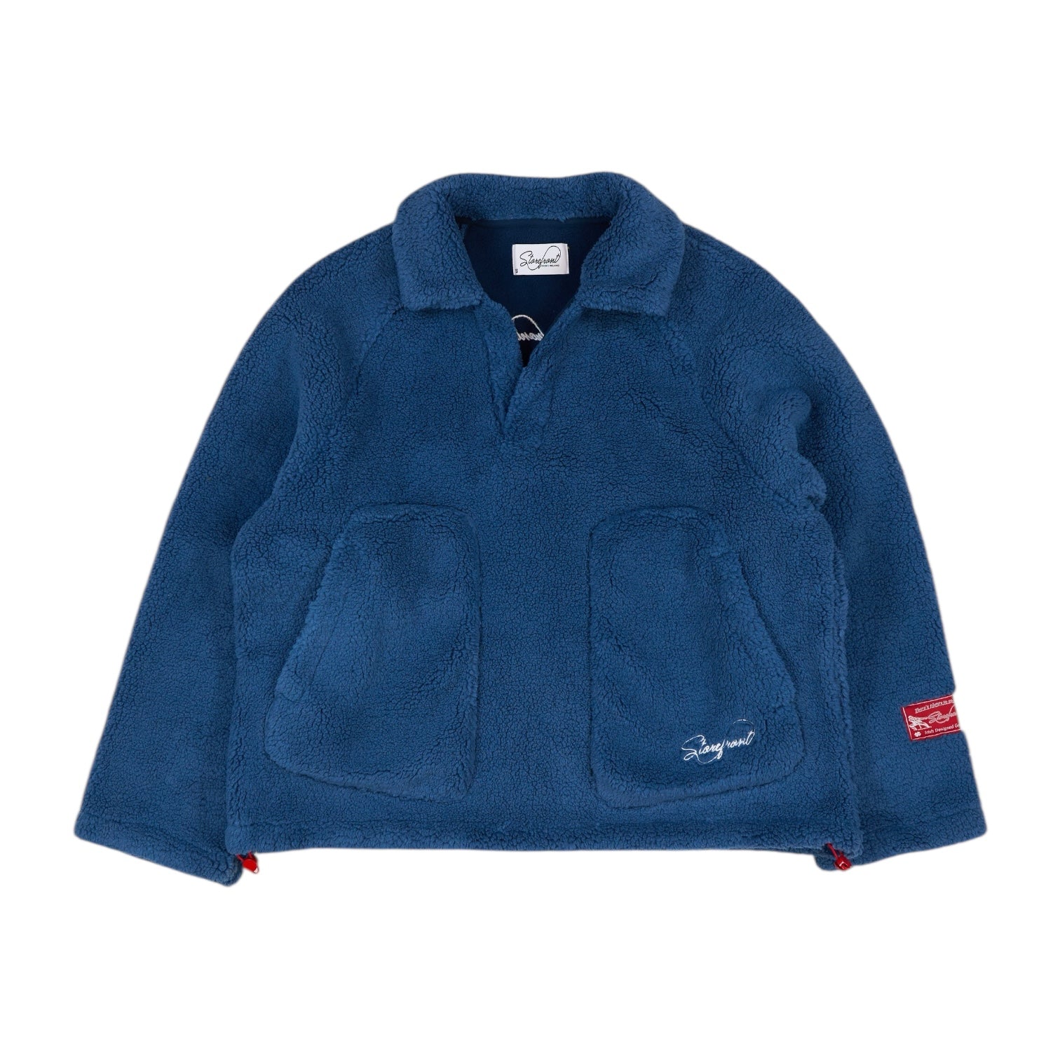 Sherpa Fleece Drill Top (Navy)