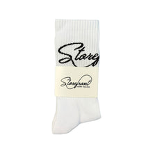 Load image into Gallery viewer, Script Socks (White)
