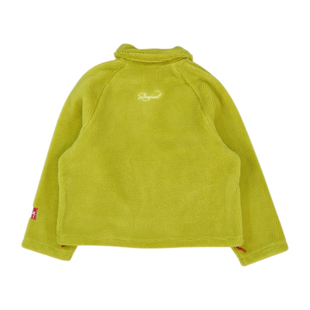 Sherpa Fleece Drill Top (Lime)