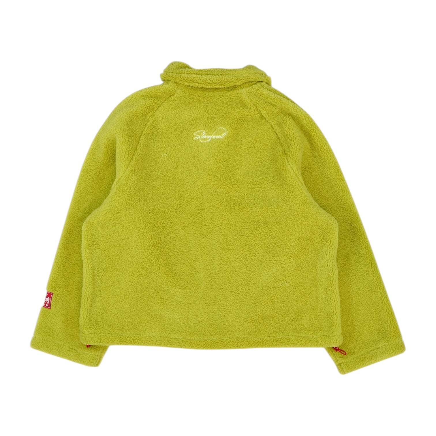 Sherpa Fleece Drill Top (Lime)