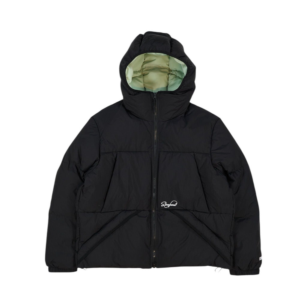 Ripstop Nylon Down Puffer Jacket (Black)