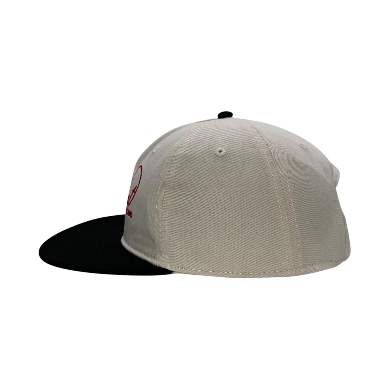 Script Hat (Cream, Black & Red)