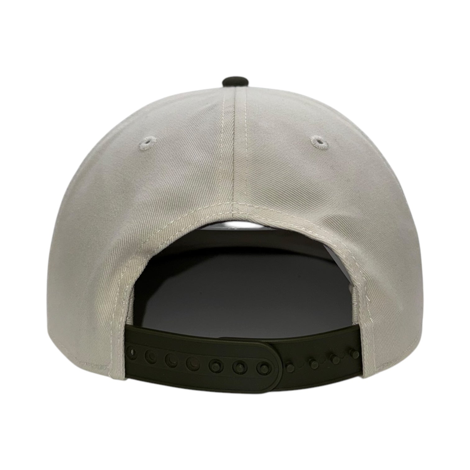 Script Hat (Cream & Olive)