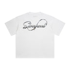 Faded Chrome Script T-Shirt (White)