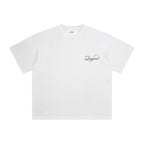 Faded Chrome Script T-Shirt (White)