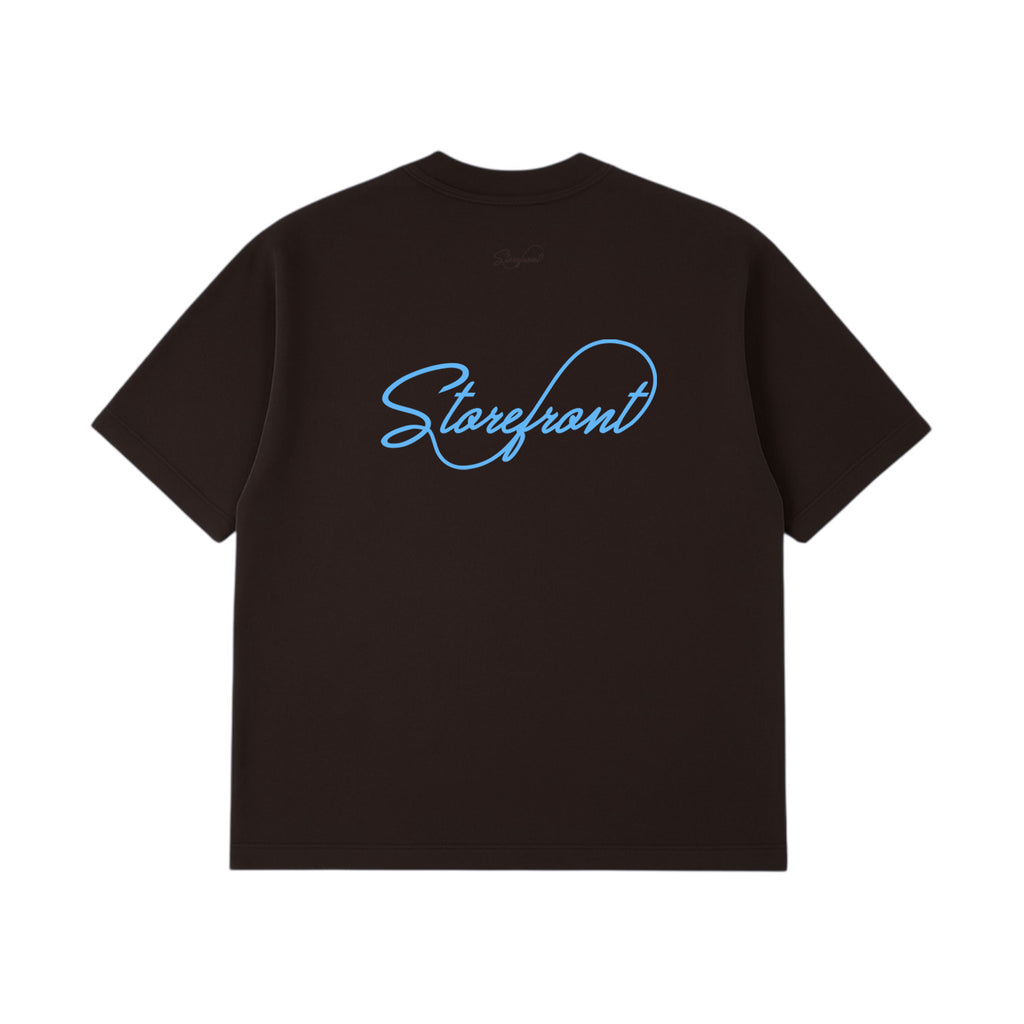 Script T-Shirt (Plum Brown)