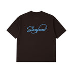 Script T-Shirt (Plum Brown)