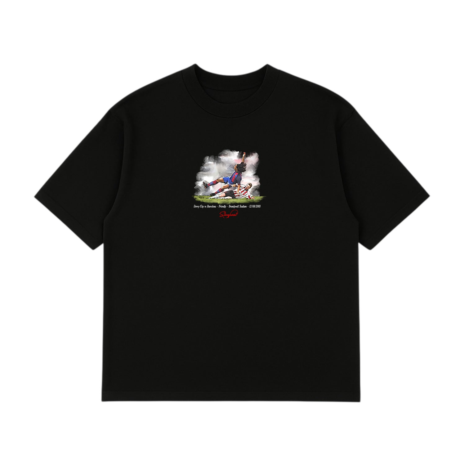 Derry vs Barcelona T-Shirt (Black)